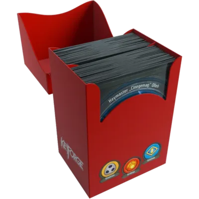 Deck Box Keyforge - Gemini Vermelha