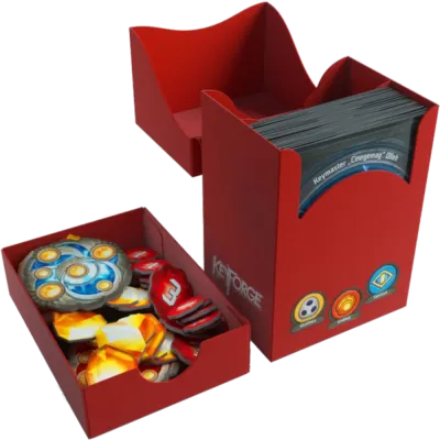 Deck Box Keyforge - Gemini Vermelha Deck Box Keyforge - Gemini Vermelha