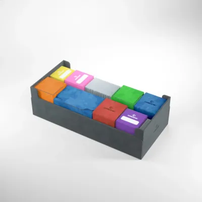 Deck Box Cinza Meia-Noite p/ 1100 cards - Dungeon 1100+ Convertible - Gamegenic Deck Box Cinza Meia-Noite p/ 1100 cards - Dungeon 1100+ Convertible - Gamegenic