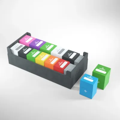 Deck Box Cinza Meia-Noite p/ 1100 cards - Dungeon 1100+ Convertible - Gamegenic Deck Box Cinza Meia-Noite p/ 1100 cards - Dungeon 1100+ Convertible - Gamegenic