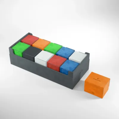 Deck Box Cinza Meia-Noite p/ 1100 cards - Dungeon 1100+ Convertible - Gamegenic Deck Box Cinza Meia-Noite p/ 1100 cards - Dungeon 1100+ Convertible - Gamegenic