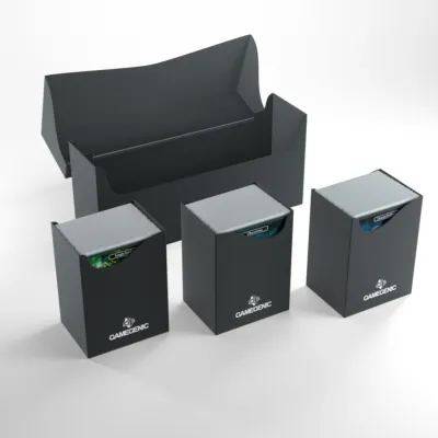 Deck Box Preta p/ 240 cards - Triple Deck Holder 240+ - Gamegenic Deck Box Preta p/ 240 cards - Triple Deck Holder 240+ - Gamegenic