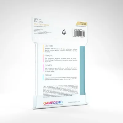Protetor de Cartas 81mm x 122mm (Sand) c/ 90 - Gamegenic Protetor de Cartas 81mm x 122mm (Sand) c/ 90 - Gamegenic