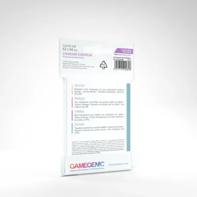 Protetor de Cartas 62mm x 94mm (Purple: Padrão Europeu) c/ 50 - Gamegenic Protetor de Cartas 62mm x 94mm (Purple: Padrão Europeu) c/ 50 - Gamegenic