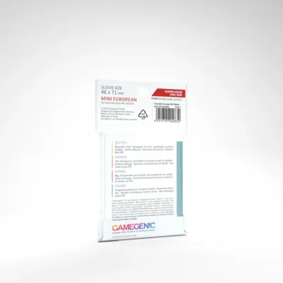 Protetor de Cartas 46mm x 71mm (Ruby: Mini Europeu) c/ 50 - Gamegenic