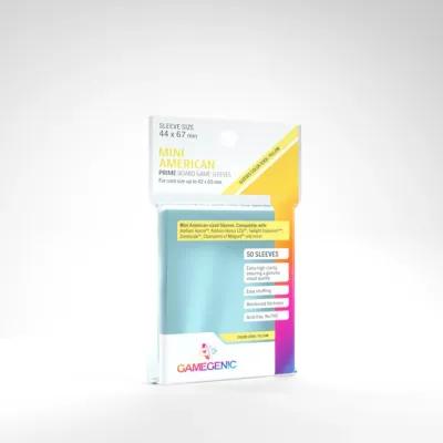 Protetor de Cartas 44mm x 67mm (Yellow: Mini Americano) c/ 50 - Gamegenic Protetor de Cartas 44mm x 67mm (Yellow: Mini Americano) c/ 50 - Gamegenic