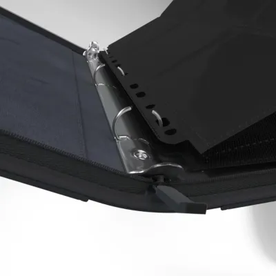 Folha para Fichário 24 Bolsos 11 Furos Alimentação Lateral Preta (envelope c/10) - Gamegenic Folha para Fichário 24 Bolsos 11 Furos Alimentação Lateral Preta (envelope c/10) - Gamegenic