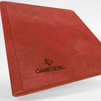 Portfólio 18 bolsos 20 folhas vermelho - Zip-Up Album - Gamegenic