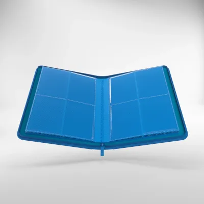 Portfólio 8 bolsos 20 folhas azul - Zip-Up Album - Gamegenic
