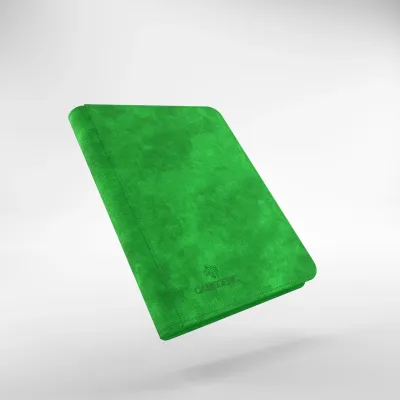 Portfólio 8 bolsos 20 folhas verde - Zip-Up Album - Gamegenic