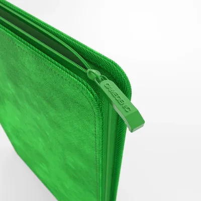 Portfólio 8 bolsos 20 folhas verde - Zip-Up Album - Gamegenic