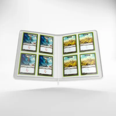 Portfólio 8 bolsos 20 folhas branco - Zip-Up Album - Gamegenic