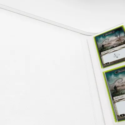 Portfólio 8 bolsos 20 folhas branco - Zip-Up Album - Gamegenic