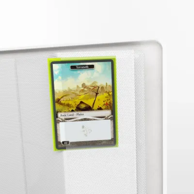 Portfólio 8 bolsos 20 folhas branco - Zip-Up Album - Gamegenic