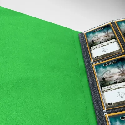 Portfólio 8 bolsos 20 folhas verde - Prime Album - Gamegenic