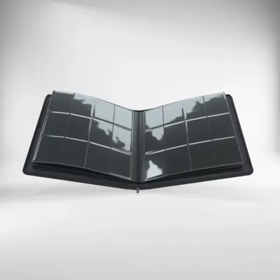Portfólio 24 bolsos 20 folhas preto - Zip-Up Album - Gamegenic