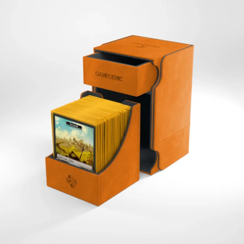 Deck Box Laranja p/ 100 cards - WatchTower 100+ Convertible - Gamegenic Deck Box Laranja p/ 100 cards - WatchTower 100+ Convertible - Gamegenic