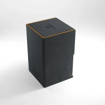 Deck Box Preta/Laranja p/ 100 cards - WatchTower 100+ XL Convertible - Gamegenic