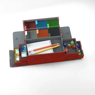 Deck Box Vermelha p/ 600 cards - Game's Lair 600+ Convertible - Gamegenic Deck Box Vermelha p/ 600 cards - Game's Lair 600+ Convertible - Gamegenic