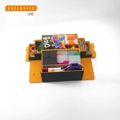 Deck Box Preta/Laranja p/ 600 cards - Games' Lair 600+ Convertible - Gamegenic Deck Box Preta/Laranja p/ 600 cards - Games' Lair 600+ Convertible - Gamegenic