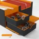 Deck Box Preta/Laranja p/ 600 cards - Lair 600+ Convertible - Gamegenic