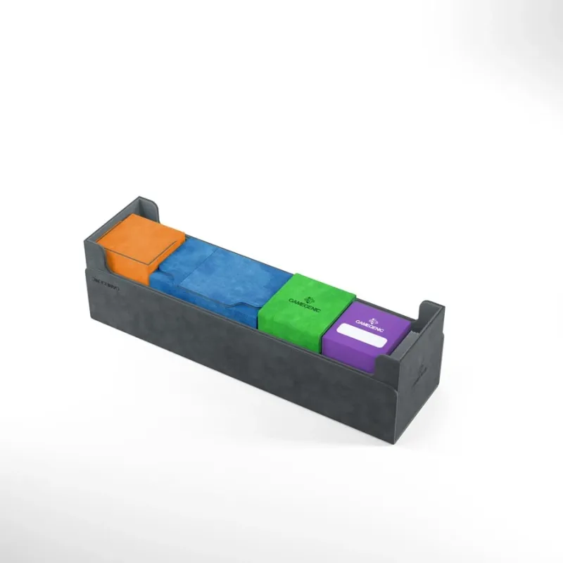 Deck Box Cinza Meia-Noite p/ 550 cards - Dungeon S 550+ Convertible - Gamegenic Deck Box Cinza Meia-Noite p/ 550 cards - Dungeon S 550+ Convertible - Gamegenic