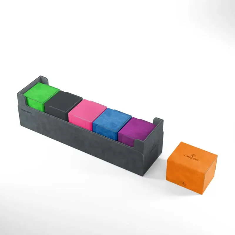 Deck Box Cinza Meia-Noite p/ 550 cards - Dungeon S 550+ Convertible - Gamegenic Deck Box Cinza Meia-Noite p/ 550 cards - Dungeon S 550+ Convertible - Gamegenic