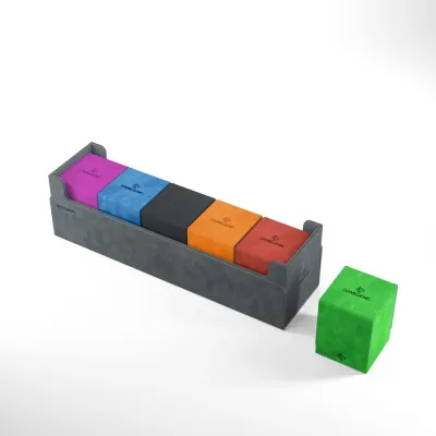 Deck Box Cinza Meia-Noite p/ 550 cards - Dungeon S 550+ Convertible - Gamegenic Deck Box Cinza Meia-Noite p/ 550 cards - Dungeon S 550+ Convertible - Gamegenic