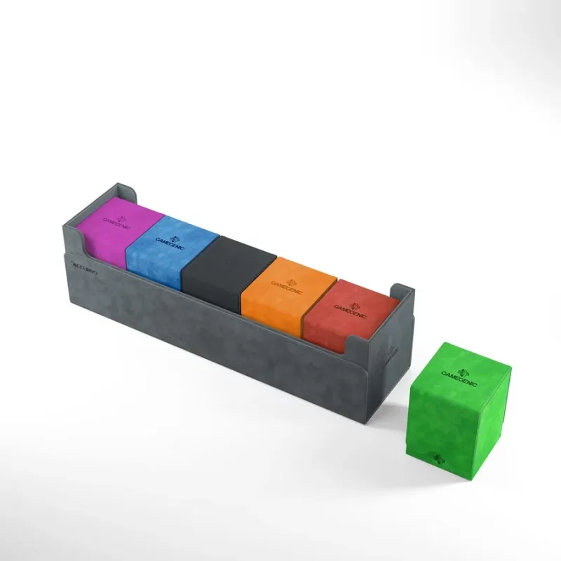 Deck Box Cinza Meia-Noite p/ 550 cards - Dungeon S 550+ Convertible - Gamegenic Deck Box Cinza Meia-Noite p/ 550 cards - Dungeon S 550+ Convertible - Gamegenic