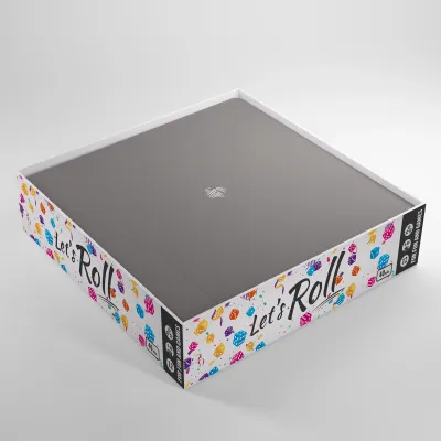 Bandeja para dados magnética quadrada - Preto/Cinza - Gamegenic Bandeja para dados magnética quadrada - Preto/Cinza - Gamegenic