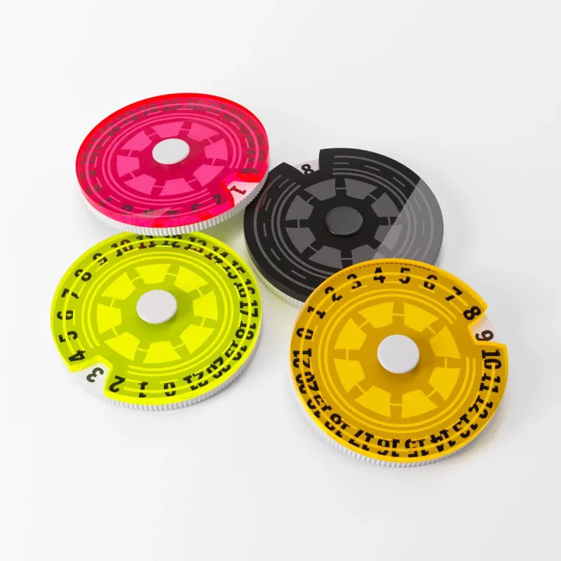 Marcadores de Vida (kit com 4 discos) - Gamegenic Marcadores de Vida (kit com 4 discos) - Gamegenic