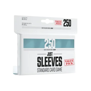 Protetor de Cartas 66mm x 92mm (Gray: Padrão) Transparente c/ 250 - Just Sleeves Protetor de Cartas 66mm x 92mm (Gray: Padrão) Transparente c/ 250 - Just Sleeves