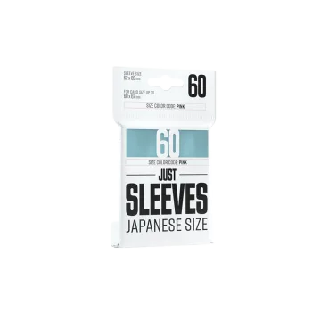 Protetor de Cartas 62mm x 89mm (Pink: Small) Transparente c/ 60 - Just Sleeves