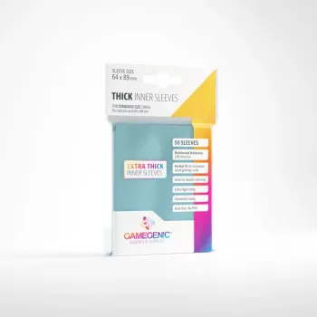 Protetor de Cartas Interno 64mm x 89mm (Padrão) c/ 50 - Thick Inner Sleeves - Gamegenic