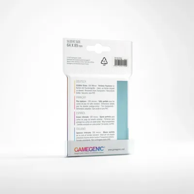 Protetor de Cartas Interno 64mm x 89mm (Padrão) c/ 50 - Thick Inner Sleeves - Gamegenic