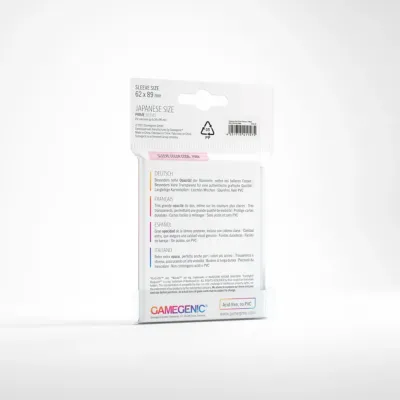 Protetor de Cartas 62mm x 89mm (Small) Matte Branco c/ 60 - Gamegenic Protetor de Cartas 62mm x 89mm (Small) Matte Branco c/ 60 - Gamegenic