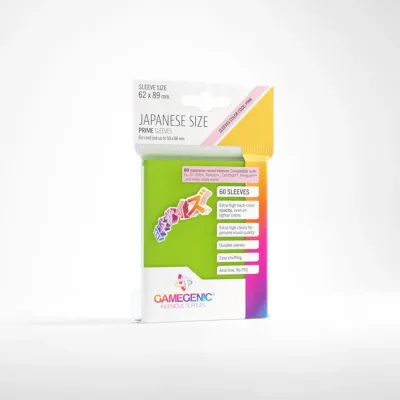 Protetor de Cartas 62mm x 89mm (Small) Matte Verde Lima c/ 60 - Gamegenic Protetor de Cartas 62mm x 89mm (Small) Matte Verde Lima c/ 60 - Gamegenic