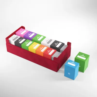 Deck Box Vermelha p/ 1100 cards - Dungeon 1100+ Convertible - Gamegenic Deck Box Vermelha p/ 1100 cards - Dungeon 1100+ Convertible - Gamegenic