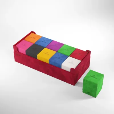 Deck Box Vermelha p/ 1100 cards - Dungeon 1100+ Convertible - Gamegenic Deck Box Vermelha p/ 1100 cards - Dungeon 1100+ Convertible - Gamegenic