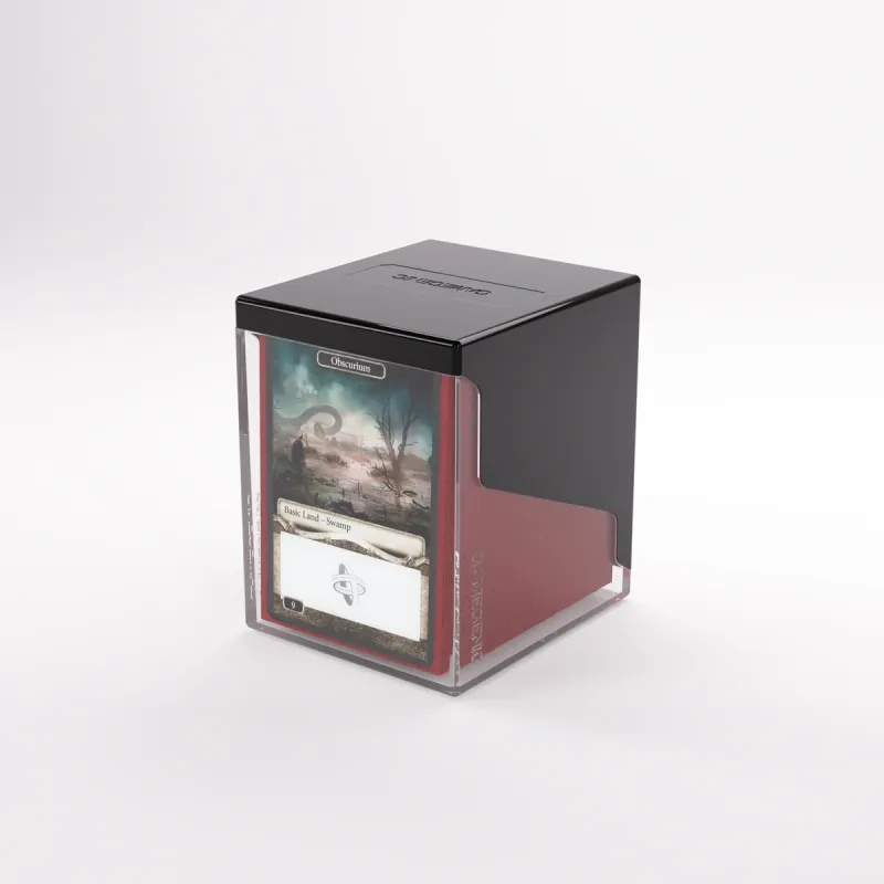 Deck Box Preto/Transparente p/ 100 cards - Bastion 100+ XL - Gamegenic Deck Box Preto/Transparente p/ 100 cards - Bastion 100+ XL - Gamegenic