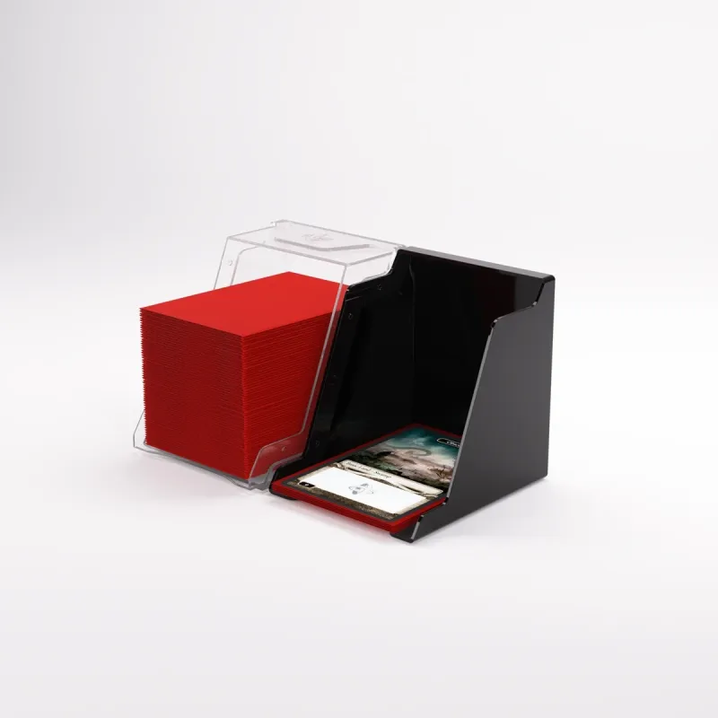Deck Box Preto/Transparente p/ 100 cards - Bastion 100+ XL - Gamegenic Deck Box Preto/Transparente p/ 100 cards - Bastion 100+ XL - Gamegenic
