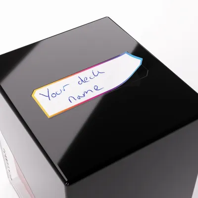 Deck Box Preto/Transparente p/ 100 cards - Bastion 100+ XL - Gamegenic Deck Box Preto/Transparente p/ 100 cards - Bastion 100+ XL - Gamegenic