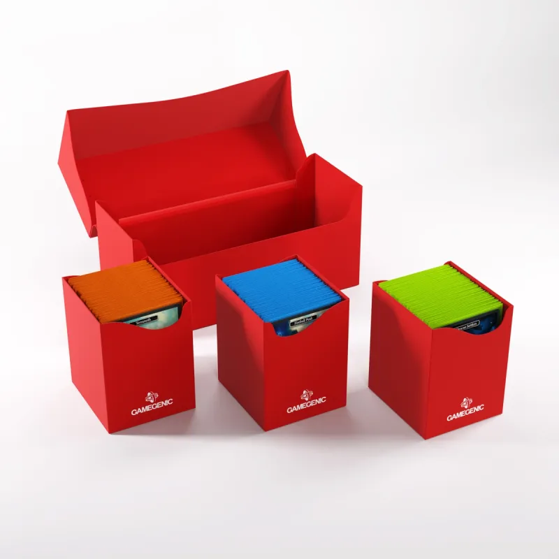 Deck Box Vermelho p/ 300 cards - Triple Deck Holder 300+ XL - Gamegenic Deck Box Vermelho p/ 300 cards - Triple Deck Holder 300+ XL - Gamegenic
