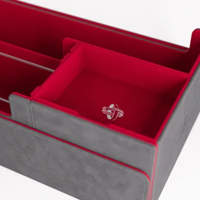Deck Box Cinza/Vermelha p/ 1000 cards - Cards' Lair PRO 1000+ Convertible - Gamegenic Deck Box Cinza/Vermelha p/ 1000 cards - Cards' Lair PRO 1000+ Convertible - Gamegenic