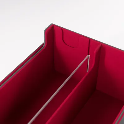 Deck Box Cinza/Vermelha p/ 1000 cards - Cards' Lair PRO 1000+ Convertible - Gamegenic Deck Box Cinza/Vermelha p/ 1000 cards - Cards' Lair PRO 1000+ Convertible - Gamegenic