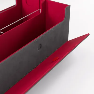 Deck Box Cinza/Vermelha p/ 1000 cards - Cards' Lair PRO 1000+ Convertible - Gamegenic Deck Box Cinza/Vermelha p/ 1000 cards - Cards' Lair PRO 1000+ Convertible - Gamegenic