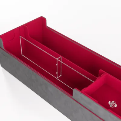 Deck Box Cinza/Vermelha p/ 1000 cards - Cards' Lair PRO 1000+ Convertible - Gamegenic Deck Box Cinza/Vermelha p/ 1000 cards - Cards' Lair PRO 1000+ Convertible - Gamegenic