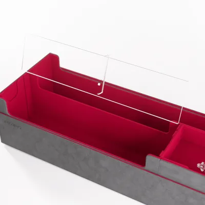 Deck Box Cinza/Vermelha p/ 1000 cards - Cards' Lair PRO 1000+ Convertible - Gamegenic Deck Box Cinza/Vermelha p/ 1000 cards - Cards' Lair PRO 1000+ Convertible - Gamegenic