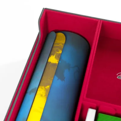 Deck Box Cinza/Vermelha p/ 1000 cards - Cards' Lair PRO 1000+ Convertible - Gamegenic Deck Box Cinza/Vermelha p/ 1000 cards - Cards' Lair PRO 1000+ Convertible - Gamegenic