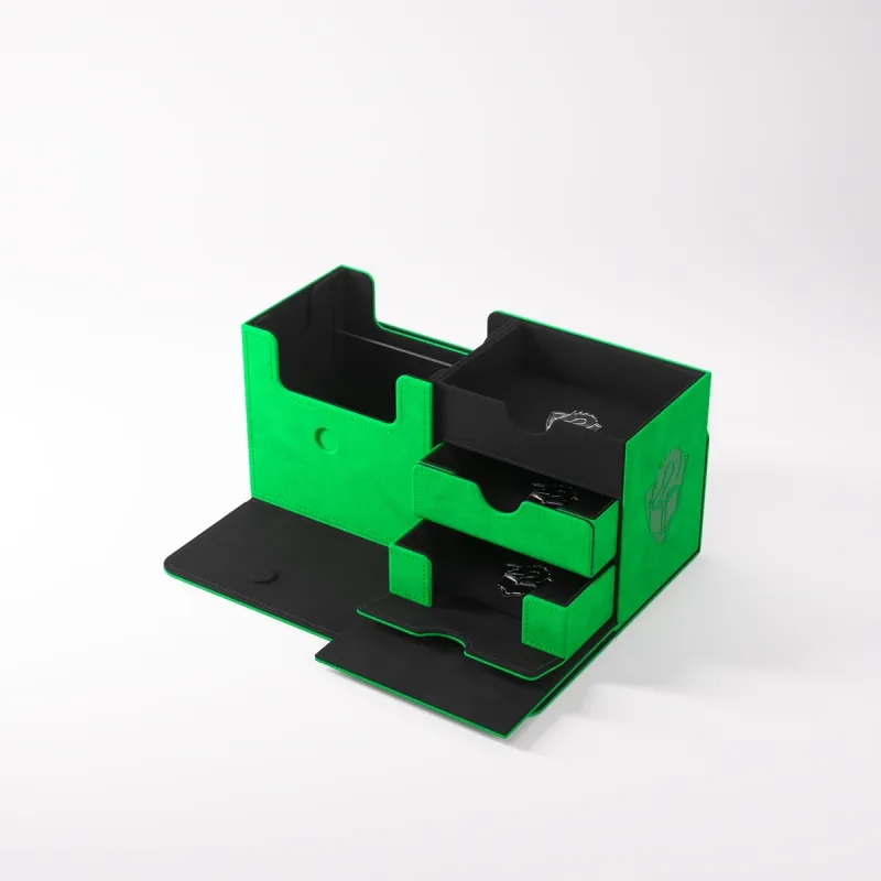 Deck Box Verde/Preto p/ 133 cards - The Academic 133+ XL - Gamegenic Deck Box Verde/Preto p/ 133 cards - The Academic 133+ XL - Gamegenic